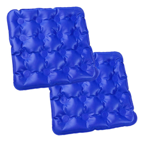 2 Cojin Multiusos Compresa Gel Frio Para Silla Cama 48x48cm