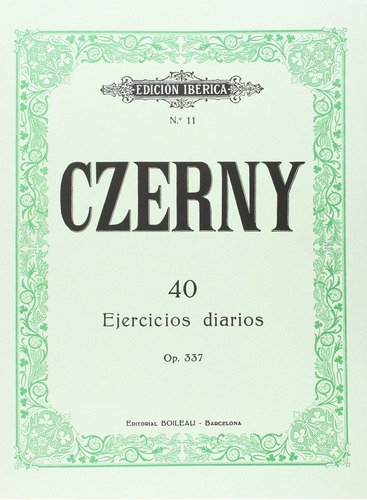 Libro 40 Ejercicios Diarios Op.337