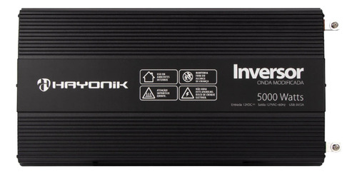 Inversor Hayonik 5000w 12v/127v Onda Modificada