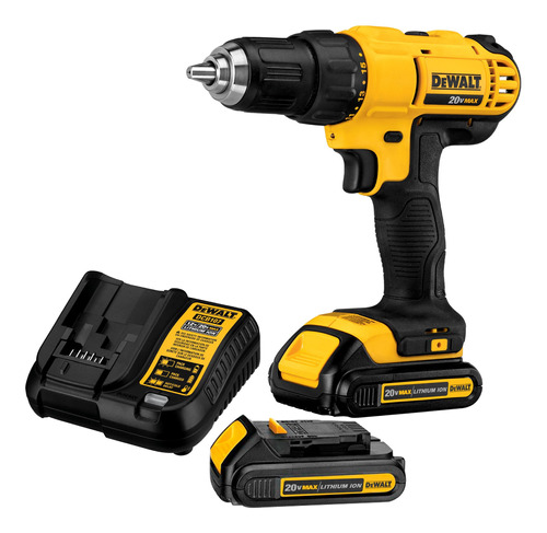 Taladro Atornillador 1/2  20v Dewalt Dcd771c2-b2