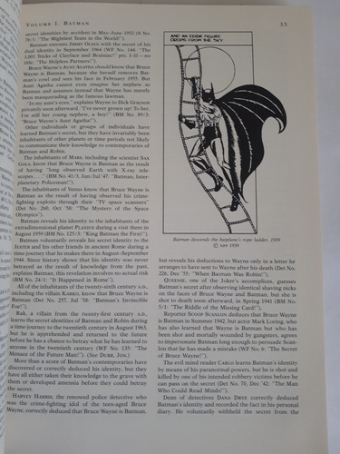The Encyclopedia Of Comic Book Heroes Vol. 1 Batman Libro (Usado)