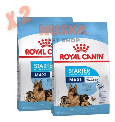 Royal Canin Starter Maxi 10 Kg X 2 Unidades Primeros Meses