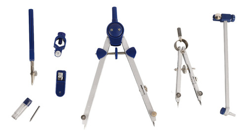 Compass Geometry Set, Caja Extensible De Aleación De Zinc Ir