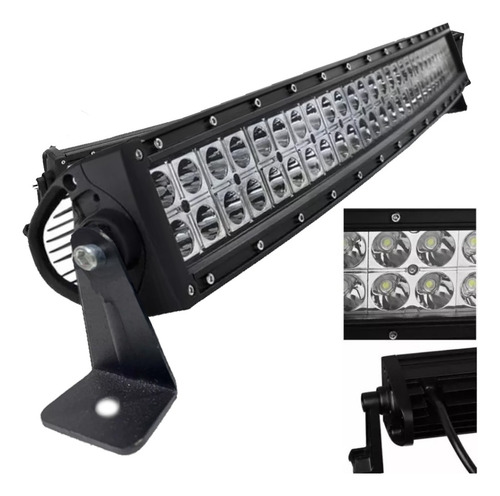 Barra 96 Led Curva 288w 12-24w 128cm C/soporte Camioneta