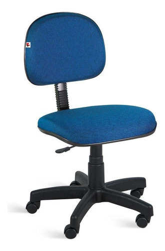 Cadeira de escritório Shop Cadeiras AG401S gamer ergonômica  azul e preta com estofado de polipropileno