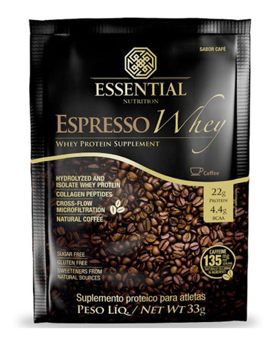 Espresso Whey (sache 33g) - Essential Nutrition