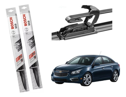  Plumillas Bosch Eco Para Chevrolet Cruze Desde Año 2011