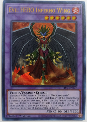 Evil Hero Inferno Wing - Ultra Rare    Lds3