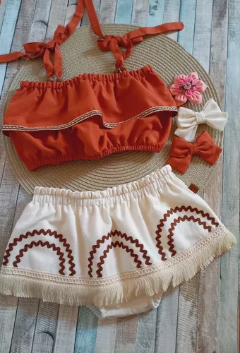 Roupa Moana em Crochê, Roupa Infantil para Menina Usado 82661188