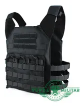 Comprar Chaleco Tactico Porta Placa Balistica Y Cargadores Militar Sistema Molle Contactel Parches Uso Rudo Ajustable Deportivo