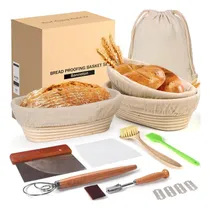 Comprar Juego De 3 Suministros Para Hornear Pan De Masa Madre Lokeis