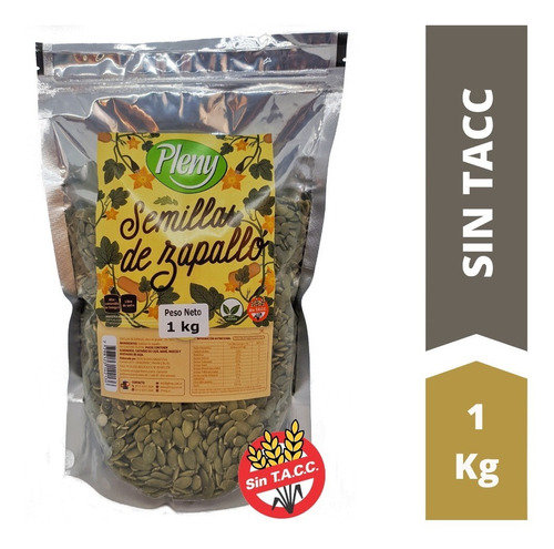 Semillas De Zapallo X 1 Kg - Libre De Gluten Sin Tacc