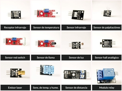 Imagen 3 de 6 de Kit Arduino De 37 Sensores