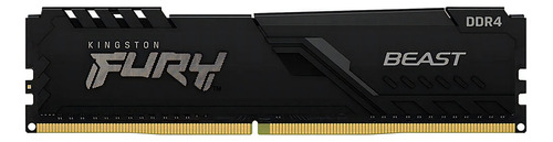 Memoria Ddr4 Kingston 16gb 3200mhz Fury Beast 2x8gb Negro Kf