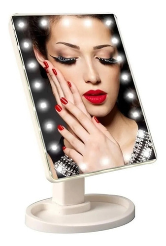 Espejo De Maquillaje Táctil Con Luces Led Tocador