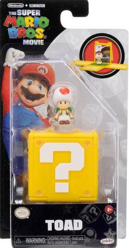 The Super Mario Bros Movie - Toad Con Caja Sorpresa - Jakks