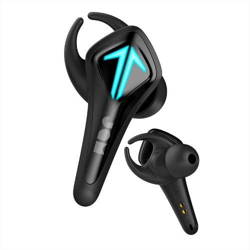 Auriculares Gaming Tws Jam Game On Led, Baja Latencia /v Color Negro