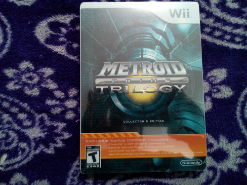 Metroid Prime Trilogy Wii Caja E Instructivo Nuevo Sellado