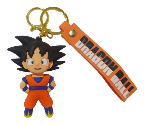 Llavero De Silicona De Dragon Ball Z, Goku