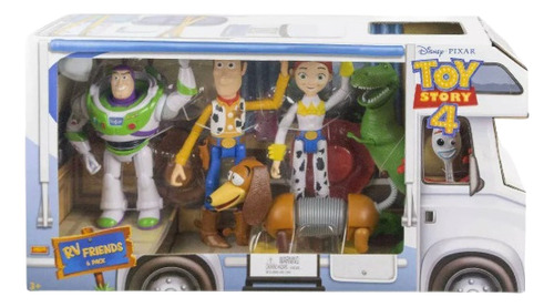 Disney-pixar, Toy Story 4, Set De 6 Figuras Amigos Pixar Rv