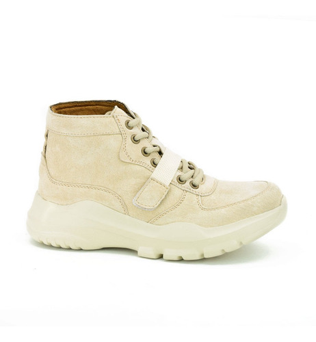 Bota Casual De Cuero Nobuck Hitec Ladies