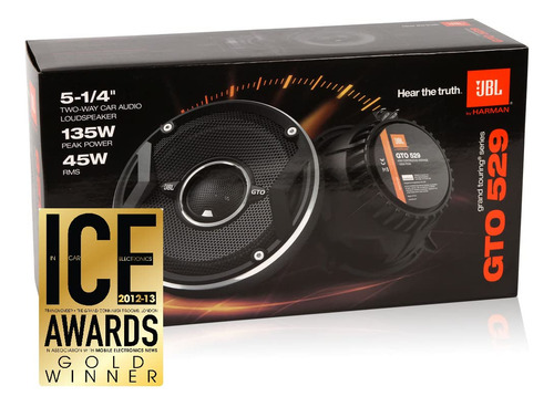 Alto-falante de carro Jbl Gto609c 6.5 270w mais um