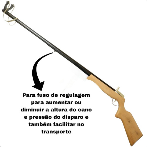 Estilingue Rifle Profissional De Caça E Pesca