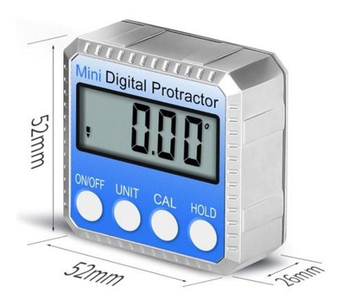 Inclinómetro Digital Con Base Magnética