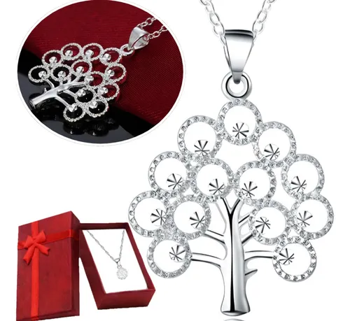 comprar Collar Plata 925 Mujer Infinito Regalo Colgante Joya Cadena