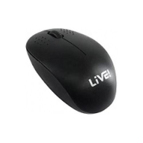  Mouse Live! Lvm-900 Inalambrico Negro  - Aj Hogar