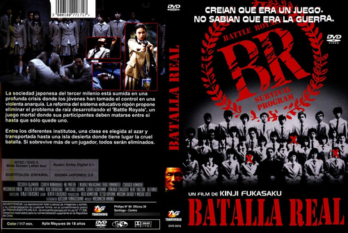 Batalla Real ( Battle Royale) Takeshi Kitano - Japon Dvd