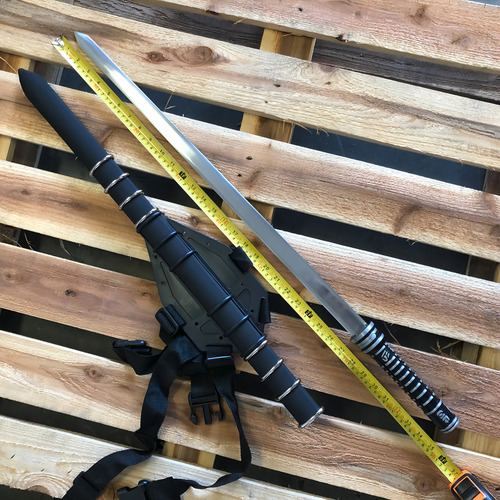 Espada De Blade Con Funda Arnes De Acero Katana Daga Fs13