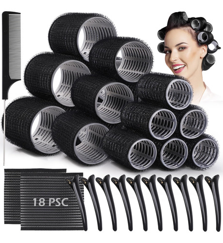 Bobes De Cabelo, Bobes De Plástico Portáteis, 33 Unidades,