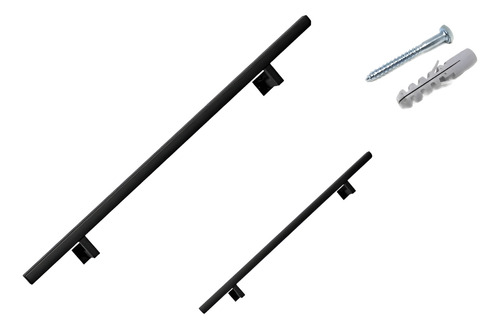 Baranda Pasamanos Para Escalera 1.80mts De 50mm Negro