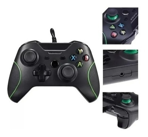 Kit Controle Do X One Com Fio Knup + Fone Gamer Kp451 X One