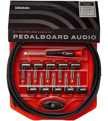 Cabo Para Pedal Daddario Pw-gpkit-10 Kit Com 10 Plugs