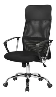 Silla Oficina Sillon Mesh Escritorio Pc Ejecutivo Premium Color Negro Material del tapizado Mesh/Tela