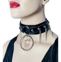 Comprar Colar Alana Gótico Choker Gargantilha Spike Plus Size