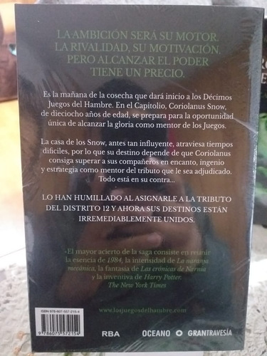 Imagen 2 de 3 de Libro Balada De Pajaros Cantores Y Serpientes