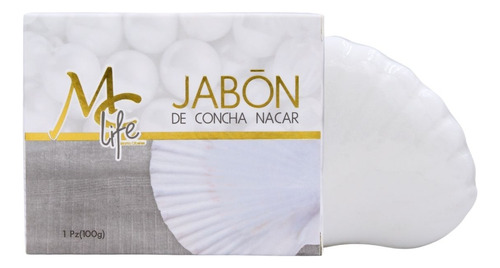 Jabón De Concha Nacar 100gr. Aclarante. Mc Life