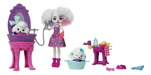 Enchantimals, Salon De Belleza De City Tales, Set De Juego Para Niñas A Partir De 4 Años