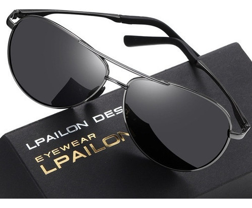 Lentes Sol Original For Hombres Aluminio Gafas Polarizadas .