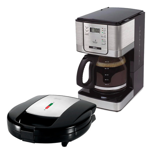 Combo Oster Cafetera Bvstdc4401+sandwichera Ckstsm3892