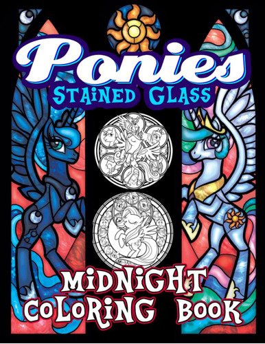 Libro: Midnight P?n?és Stained Glass Coloring Book: Fascinat