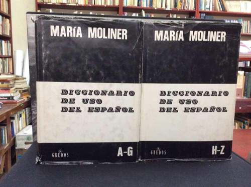 Diccionarios De Uso Del Español 2 Tomos Por María Moliner