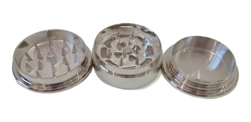 Imagen 2 de 5 de Picador Grinder De Metal 3 Partes Cromado Dibujos 10999