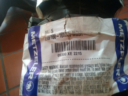 Cubierta De Moto Metzeler M C 5 En 80/ 100 X 21 Para Croos