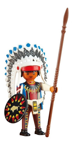 Playmobil 6271 Native American Chief Jefe Indio Americano!!