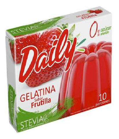 Gelatina C Stev Daily 22.5gr,frutilla(2uni)super