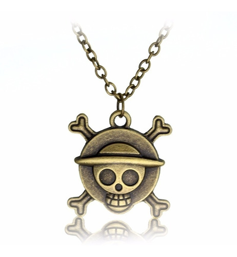 One Piece Collar Jolly Roger Piratas De Sombrero De Paja